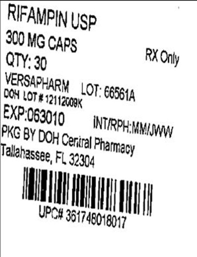 300mg Label (Rifampin 300mg(versa))